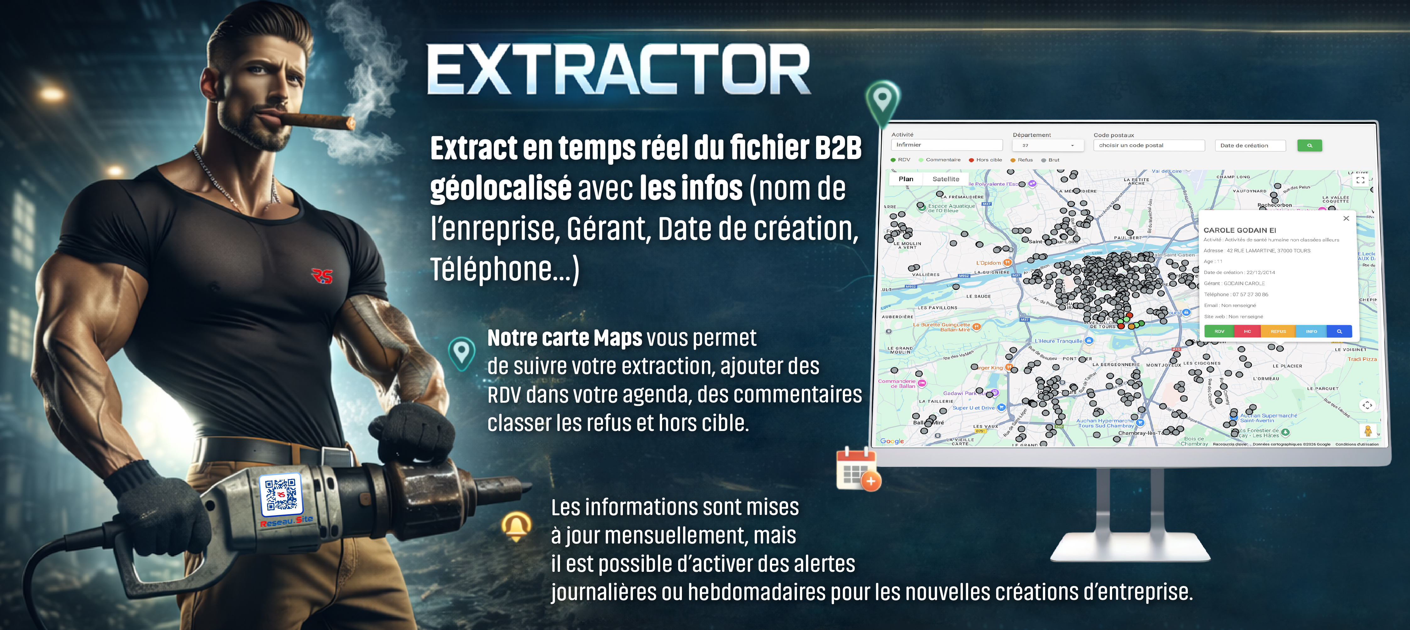 Extracteur de prospects